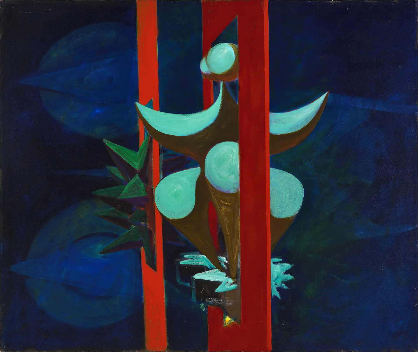 Untitled, Magical Forms , 1949 oil on canvas 30 x 36 inches; 76.2 x 91.4 centimeters