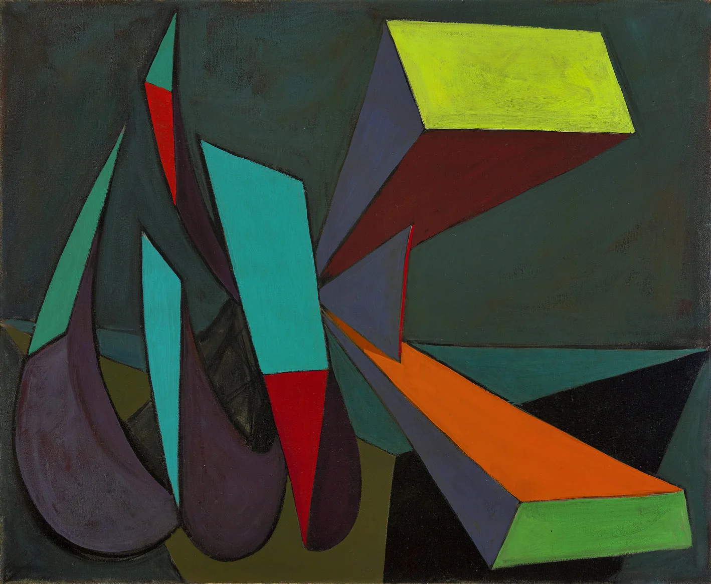 Mirabilia #2 , 1950 oil on canvas 30 x 36 inches; 76.2 x 91.4 centimeters