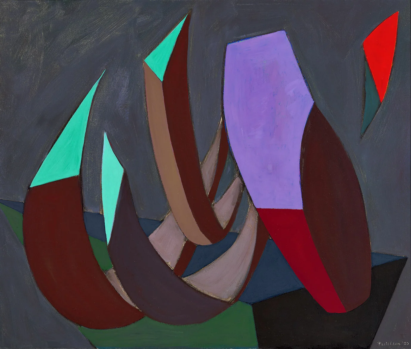 Mirabilia #24 , 1950 oil on canvas 30 x 36 inches; 76.2 x 91.4 centimeters