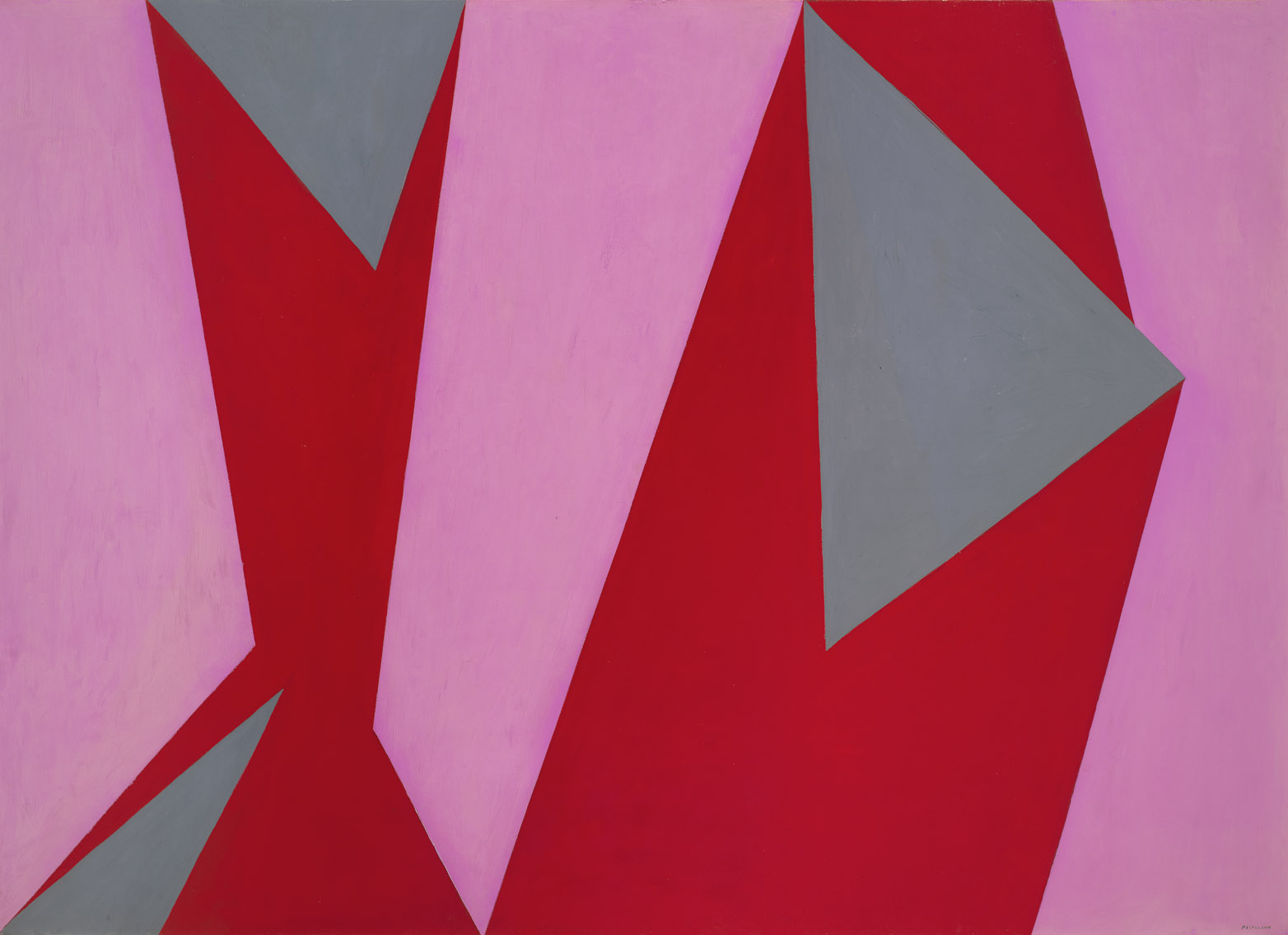 Magical Space Forms , 1951 oil on canvas 58 x 82 inches; 147.3 x 208.3 centimeters