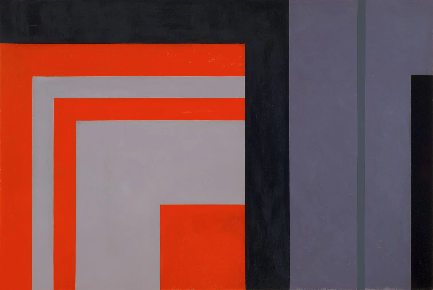 Untitled, Magical Space Forms , 1960 oil on canvas 40 x 60 inches; 101.6 x 152.4 centimeters
