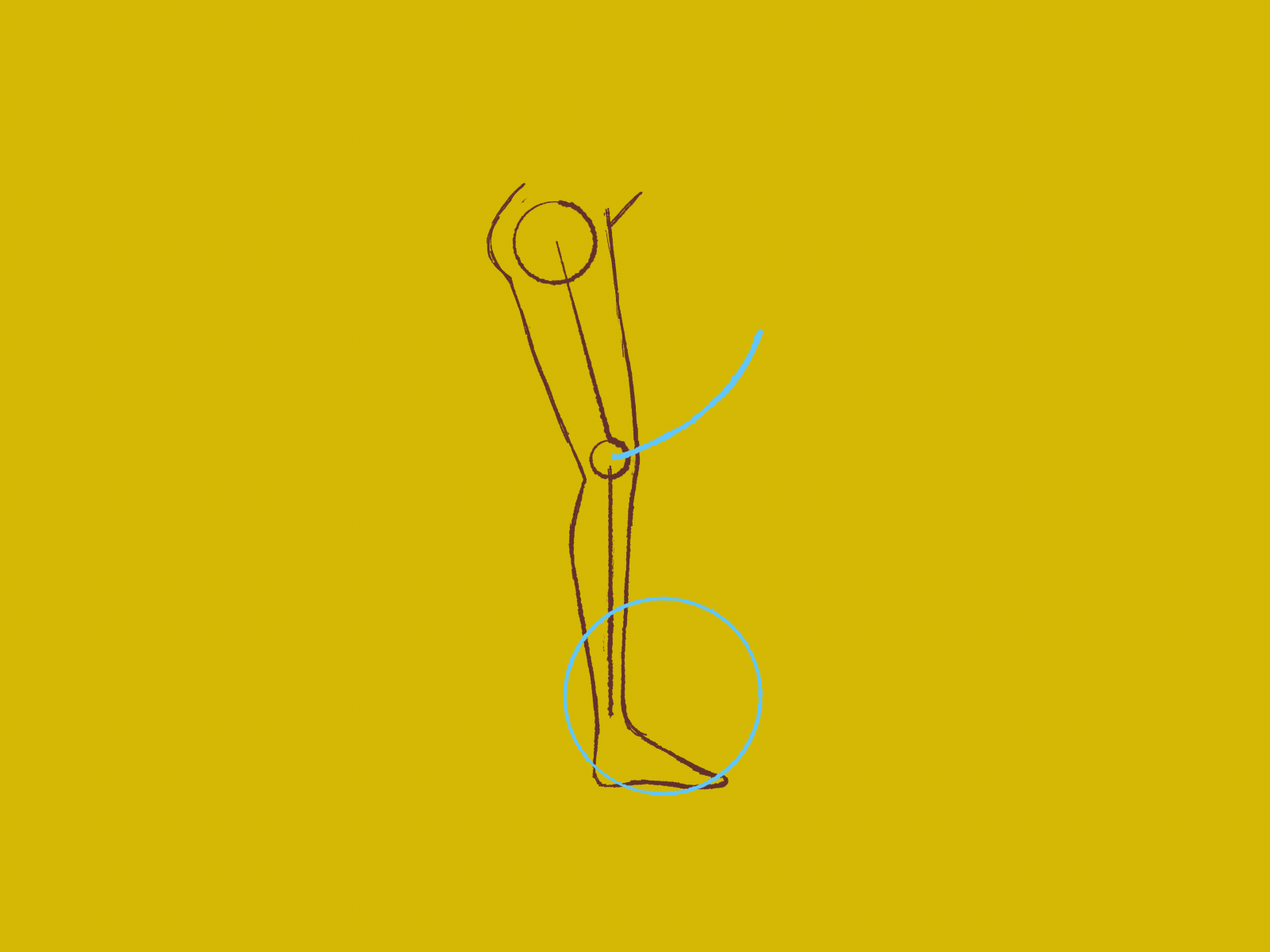  4. Rough leg animation 