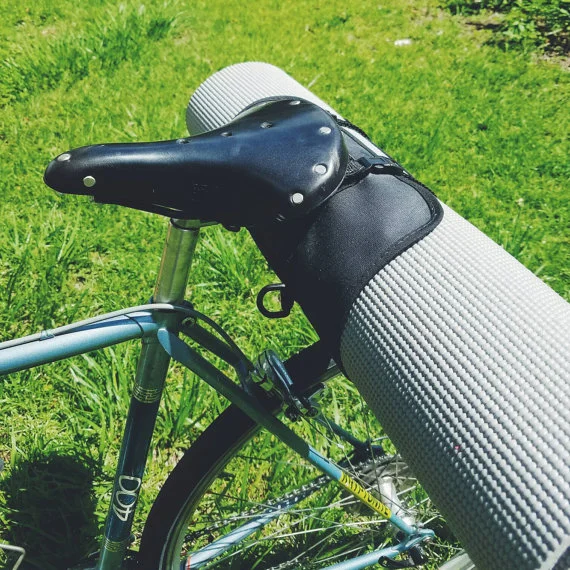 2. Commute to your yoga class footloose and fancy free with this bicycle yoga roll by anhaicabagworks