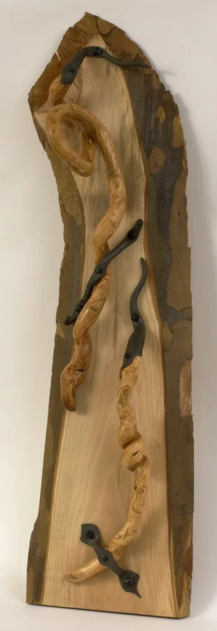 Door Handles. Forged steel and bittersweet vines. $175.00 ea.