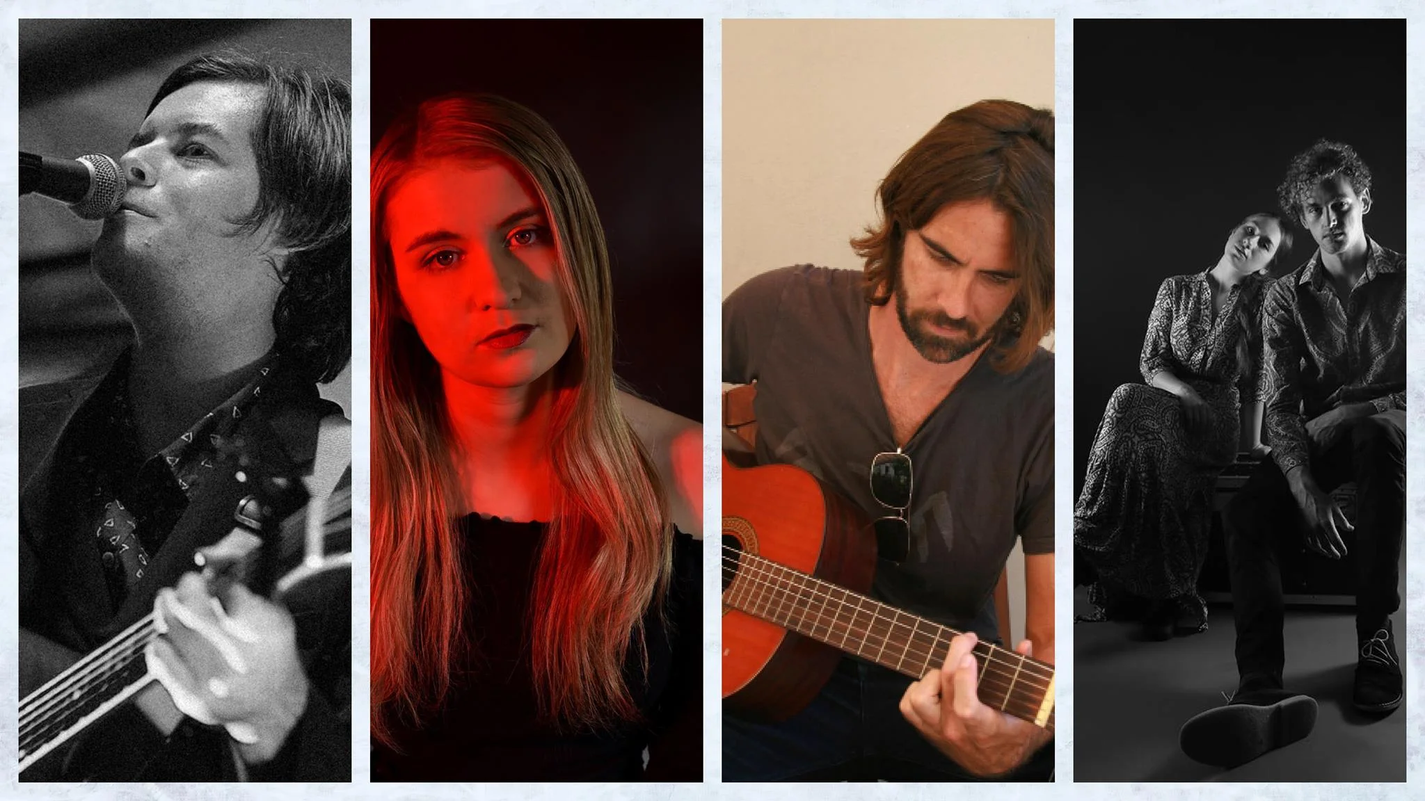 From left to right: Angus Oastler, Emily Jane, Cold Ghost and AGWA.