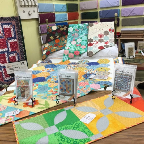 Quilt Display at The Stitch TV Show's Pattern Release Party