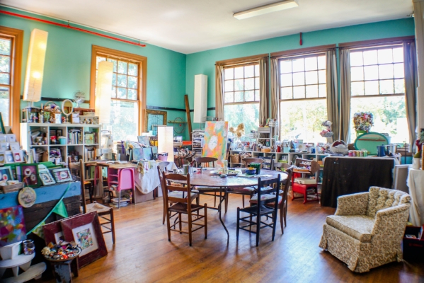 Suzanne's glorious studio
