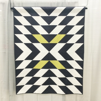 "Modern X" Quilt