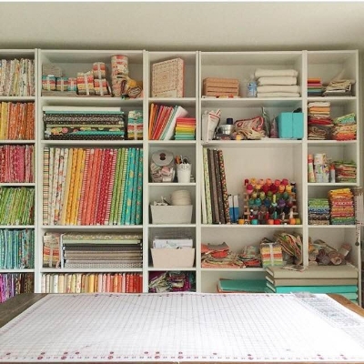 Corey's yummy sewing room
