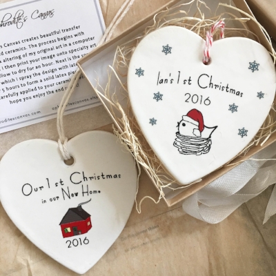 The latest additions to my collection of ornaments from Aphrodite's Canvas