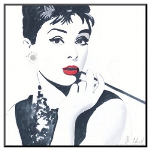 This is that Audrey Hepburn print I talk about in the video-- picture compliments of Target.com