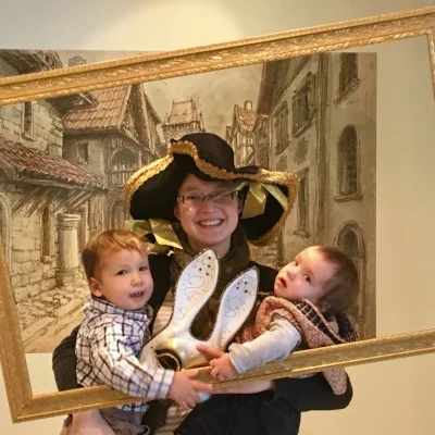 Photos weren't allowed in the Rembrandt Exhibition, but they did have a fun Rembrandt Photo Booth! 