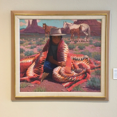 "Wolf Watch" by Ignatz Sahula-Dycke. Acrylic on canvas, 1969.