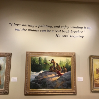 Temporary exhibit of the work of Howard Terpning