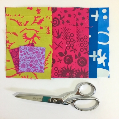 Pieces cut for my Apron Strings Block