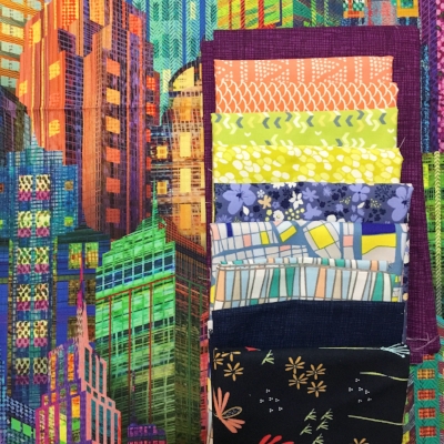 I've begun pulling fabric for the next set of E Pluribus Unum Quilts: Florida. 