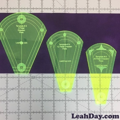 New rulers that Leah designed for the 2017 Machine Quilting Block Party