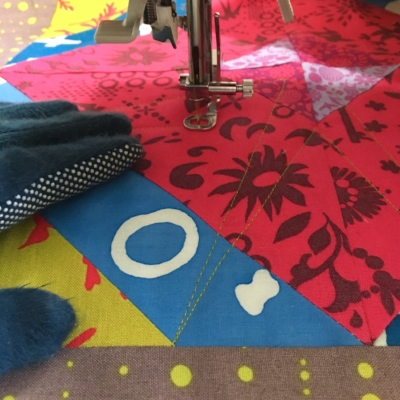 Practicing my quilting