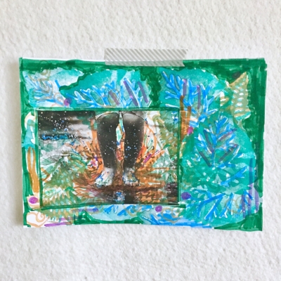 Kiddo feet splashing, plus creative crazy
