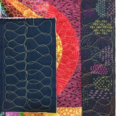 Another practice progress shot (left to right). While the ribbons I've done over the week may not look shockingly different from each other, my comfort level has changed a lot, and that's another important part of practicing!