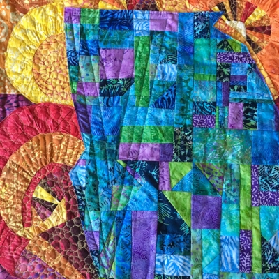 I finally decided what to do on Georgia-- triangle spirals!