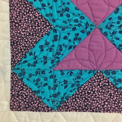 The echoing triangles in the blue areas are my favorite!