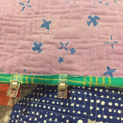 More gorgeous squares and a yummy scrappy binding