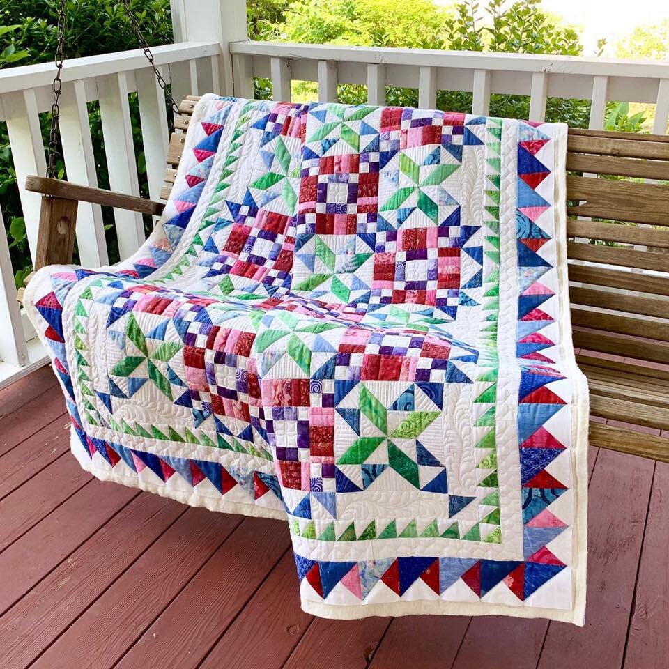 A Quilting Plan for Frolic (or any Quiltville Mystery Quilt) — String