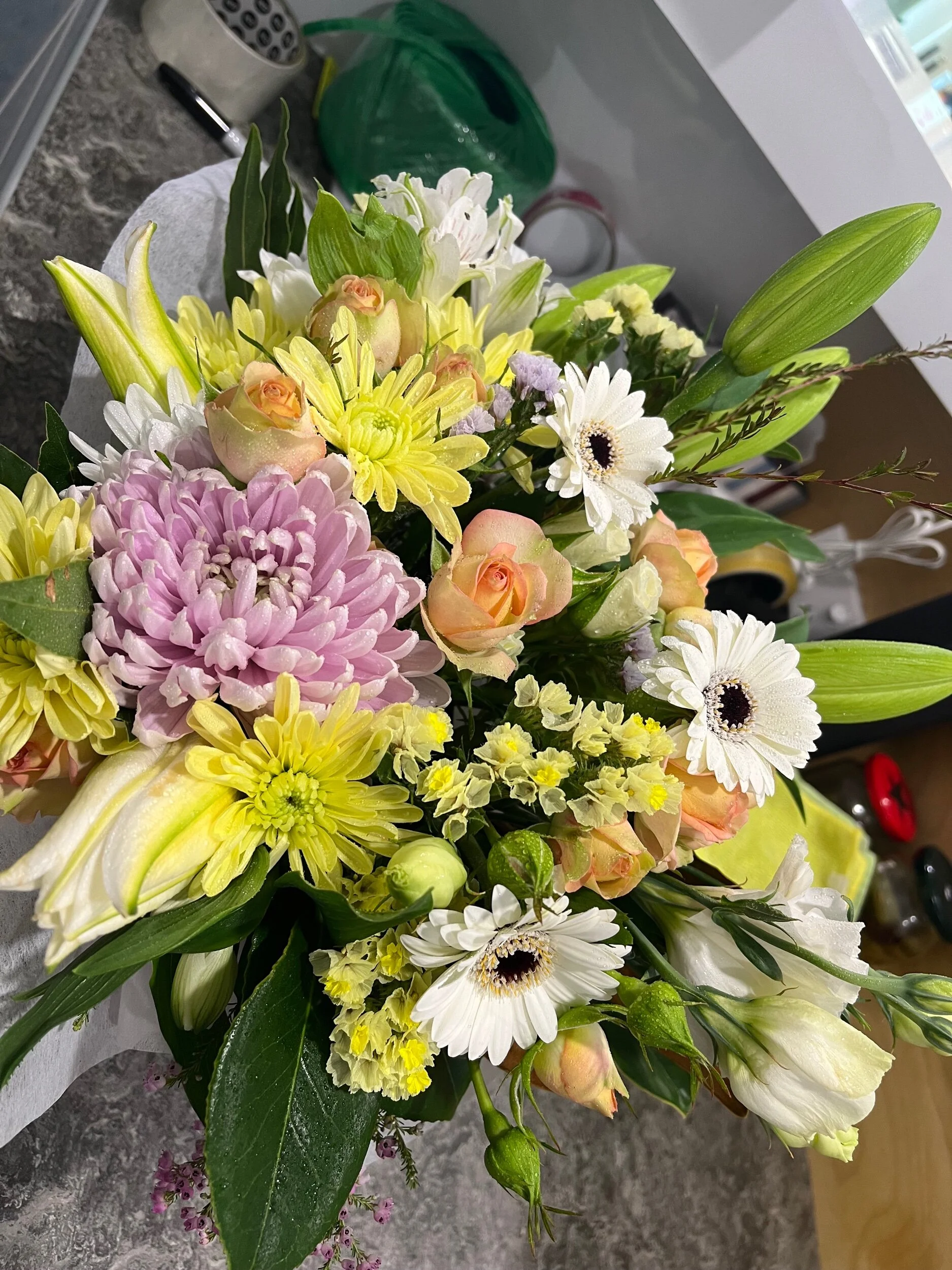 Pastel delight bouquet
