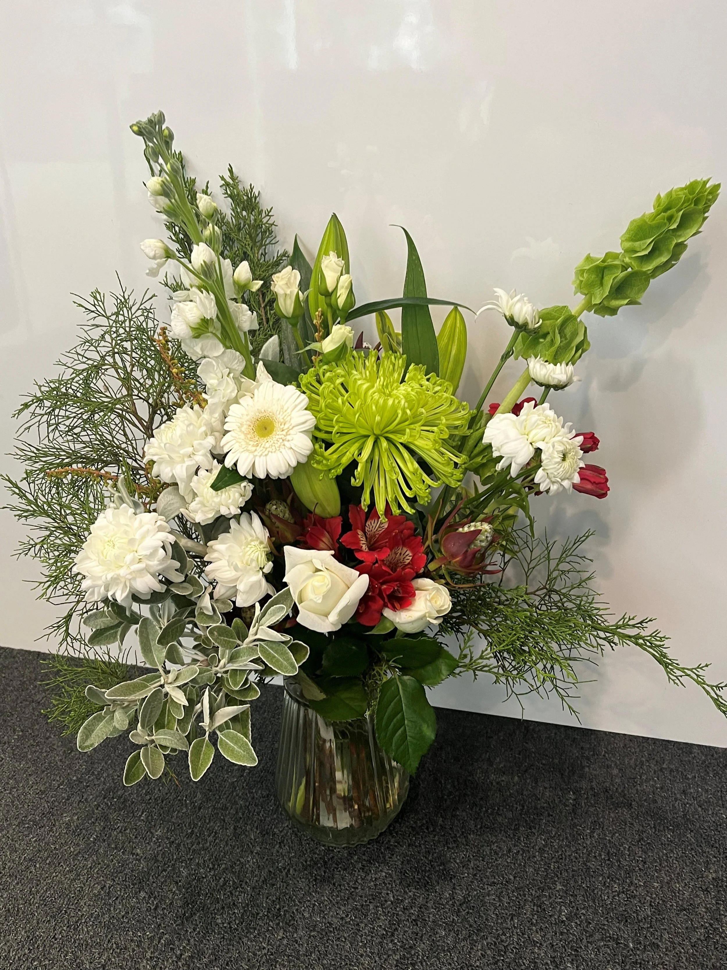Elegant Christmas Vase
