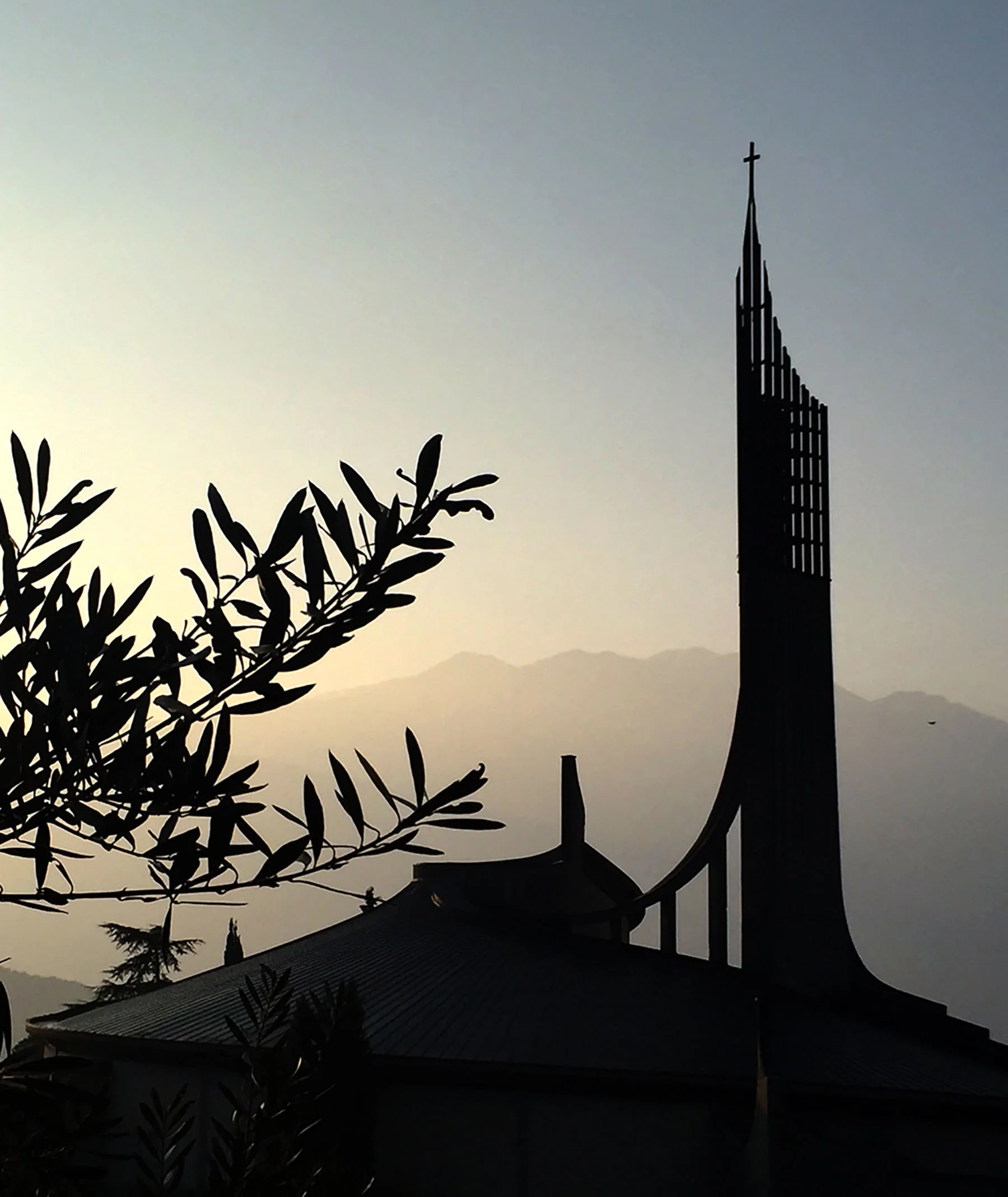 San Giovanni in Riva del Garda at sunset - awards venue
