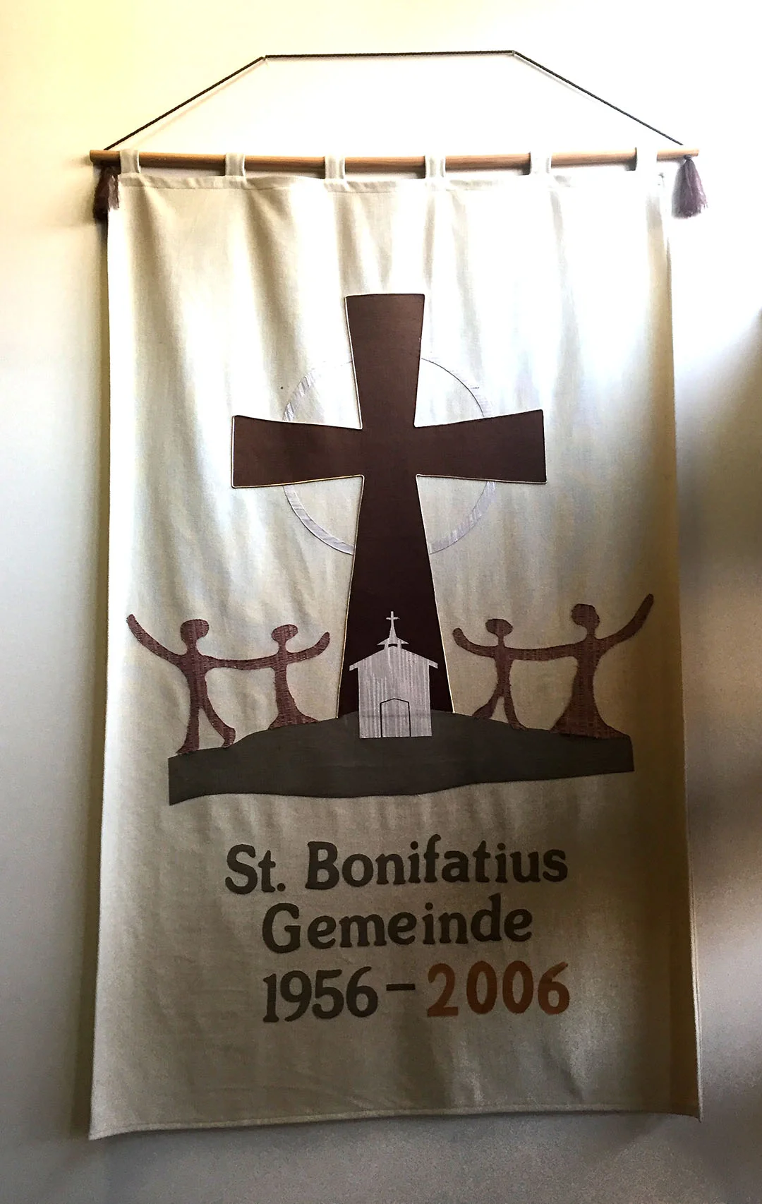 Mural in vestibule at St.Boniface Catholic Church