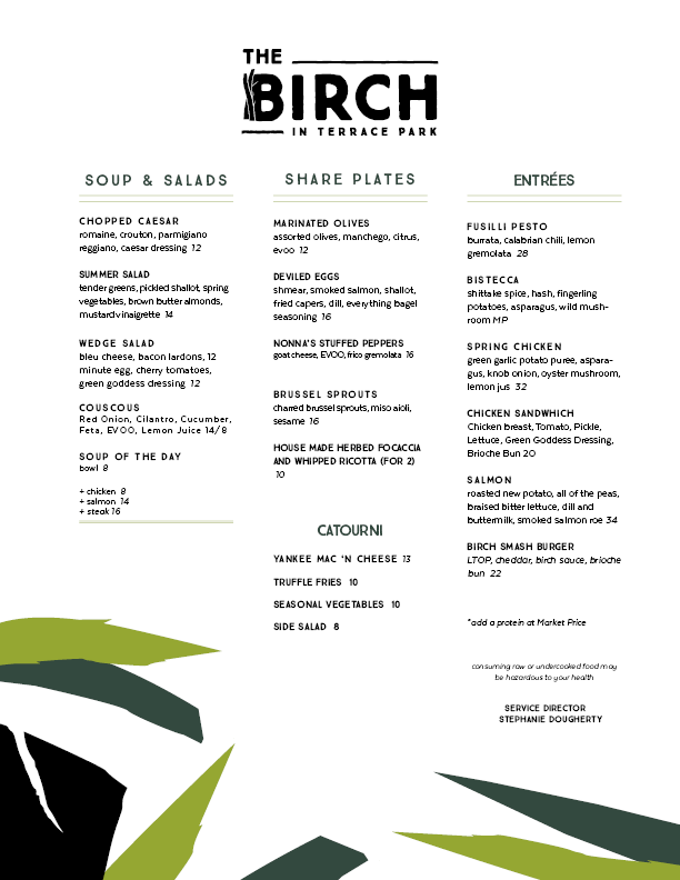 Eat & Drink — The Birch