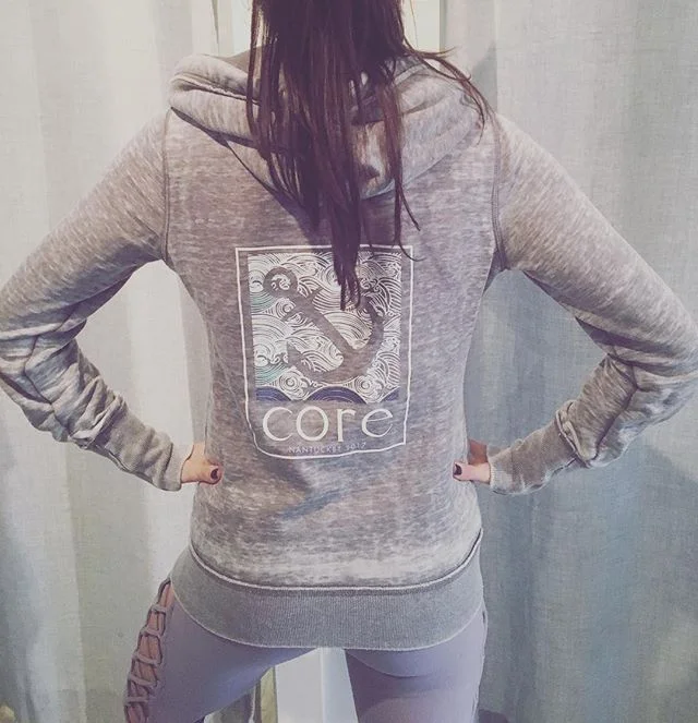 Our 2017 @corenantucket sweatshirts have arrived and we are OBSESSED! 😍❤Lots of colors and styles to choose from!! #thesweatlife #sweatshirts #activeliving #love