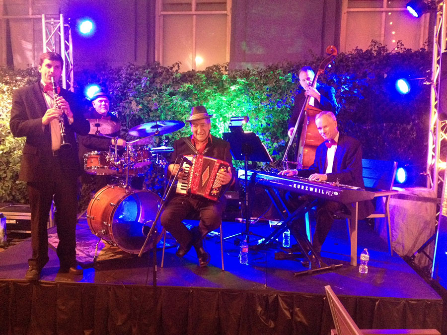 Italian Band with accordion and clarinet.