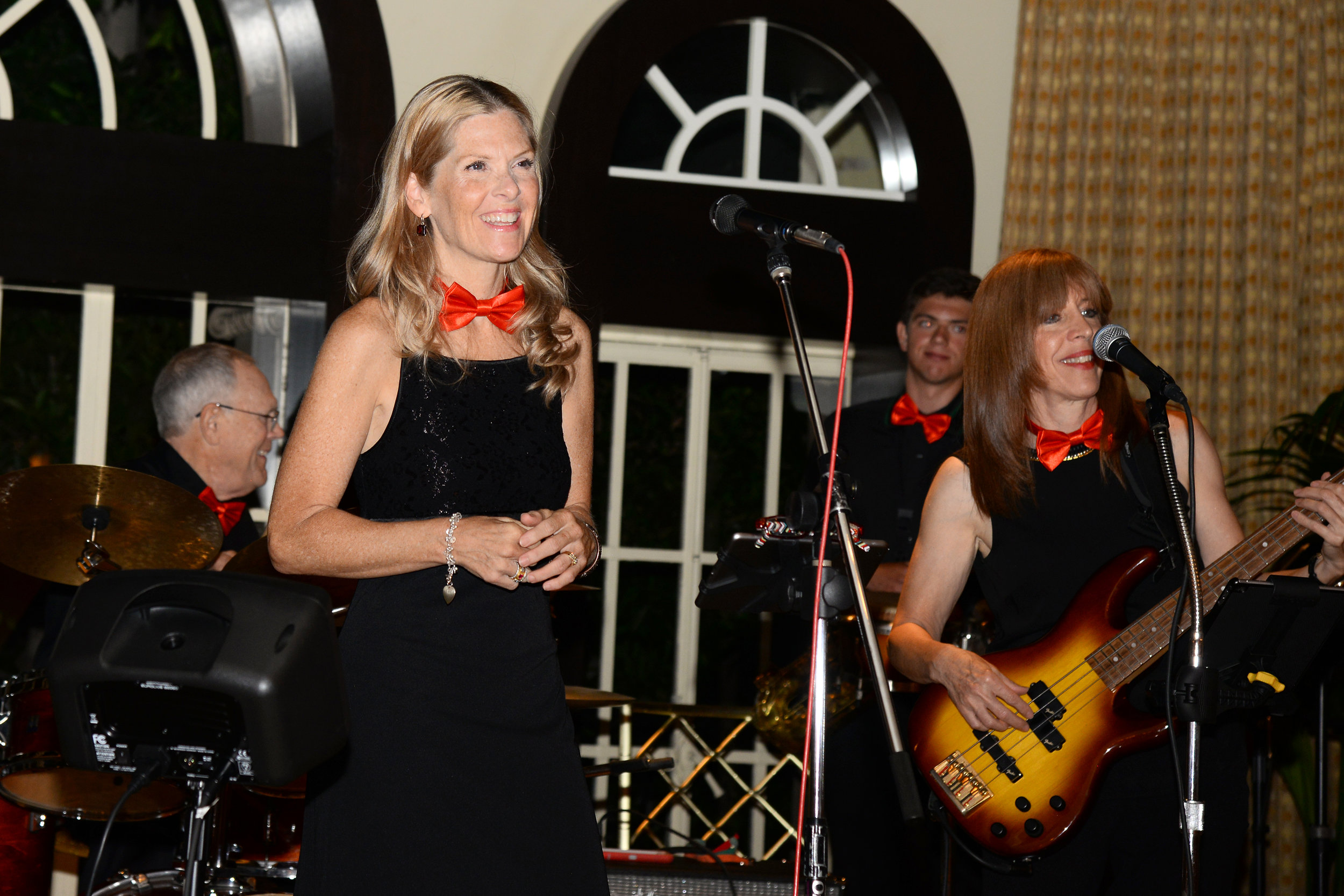 Karla Kelly with our variety band at The Beverly Wilshire Hotel