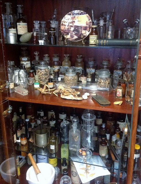 A whole cabinet full of treasures