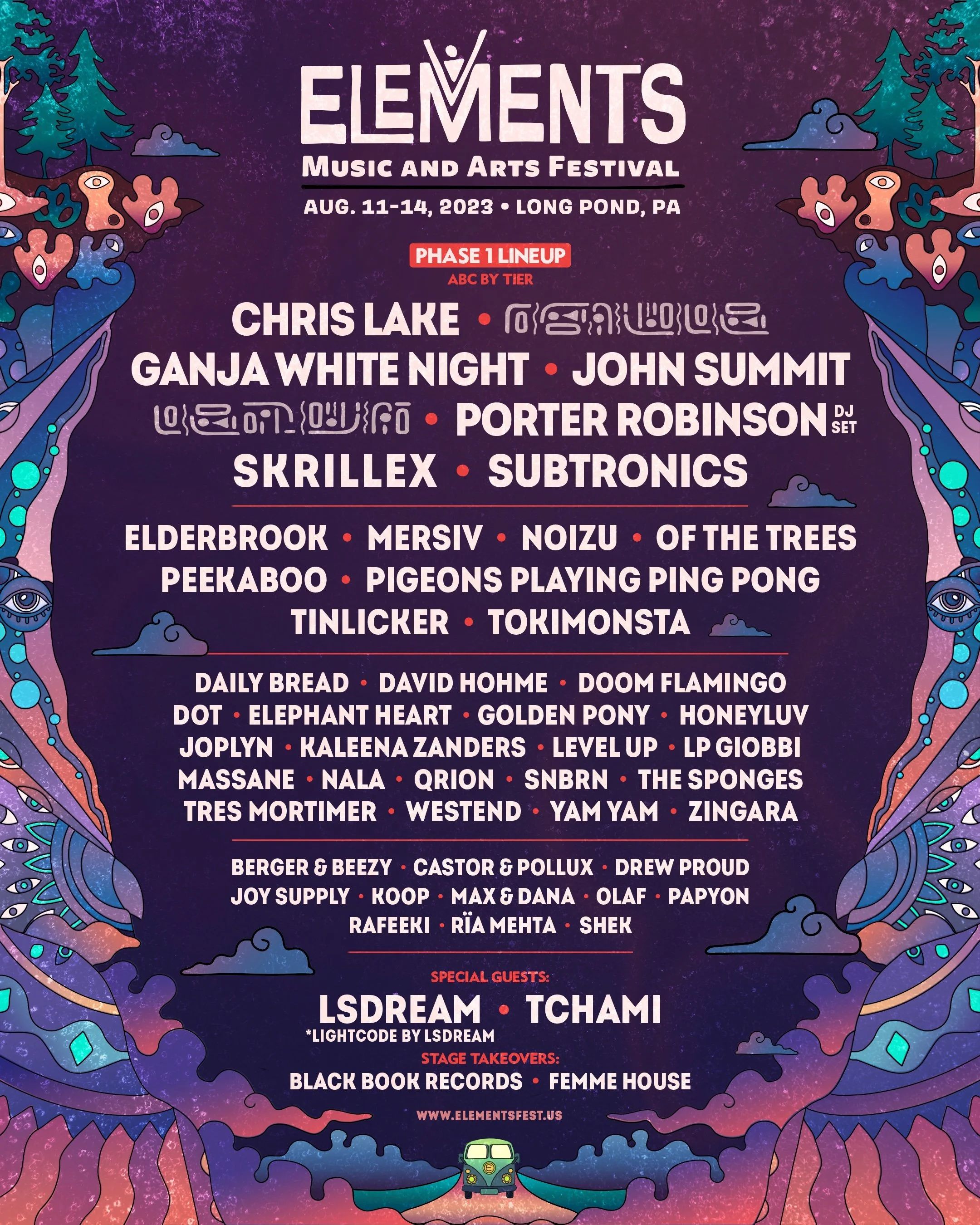 Elements Music Festival - Long Pond, PA 