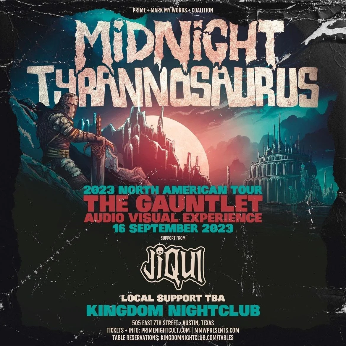 Midnight Tyrannosaurus - Kingdom nightclub - Austin, TX (Copy)