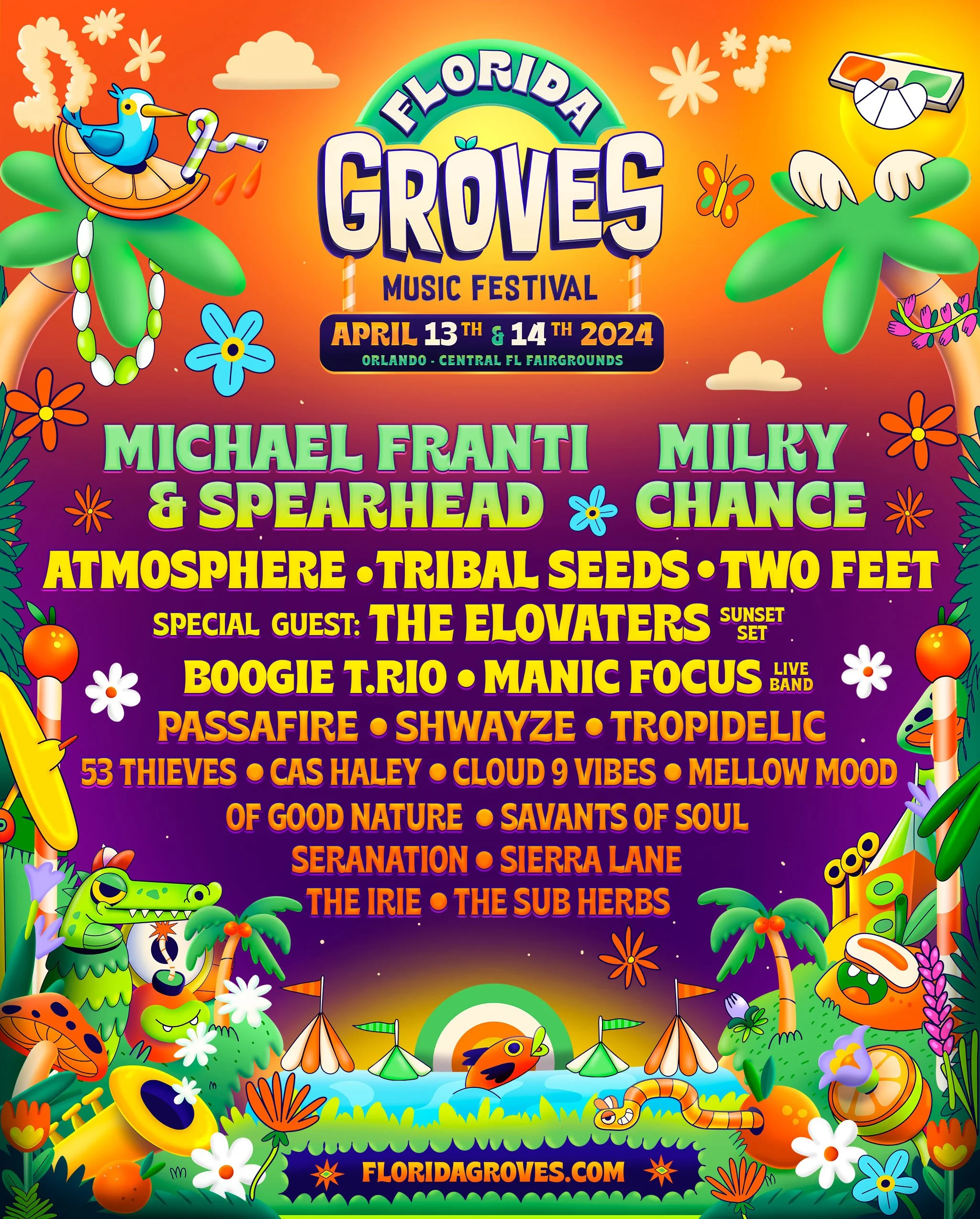 Florida Groves Music Festival  - Central Florida Fairgrounds - Orlando, FL  