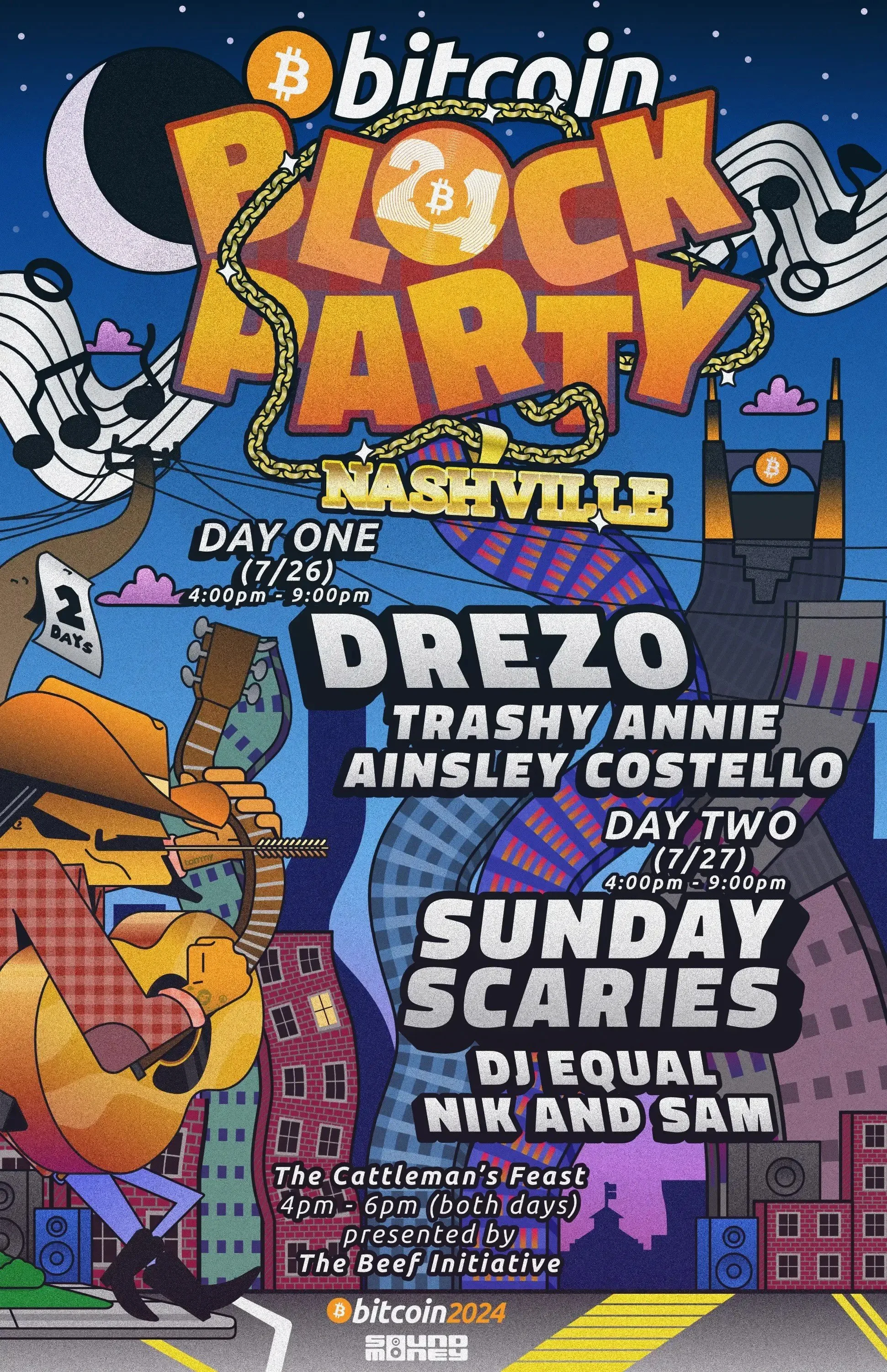 BTC 2024 Block Party - Walk of Fame Park - Nashville, TN    