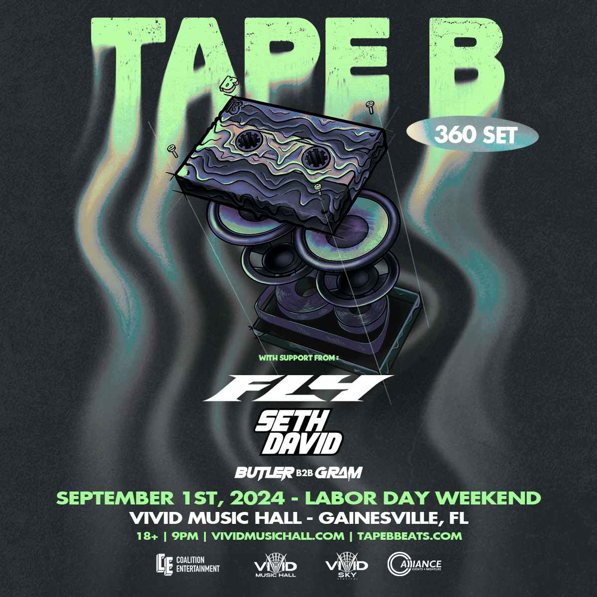 Tape B - Vivid Music Hall - Gainesville, FL   