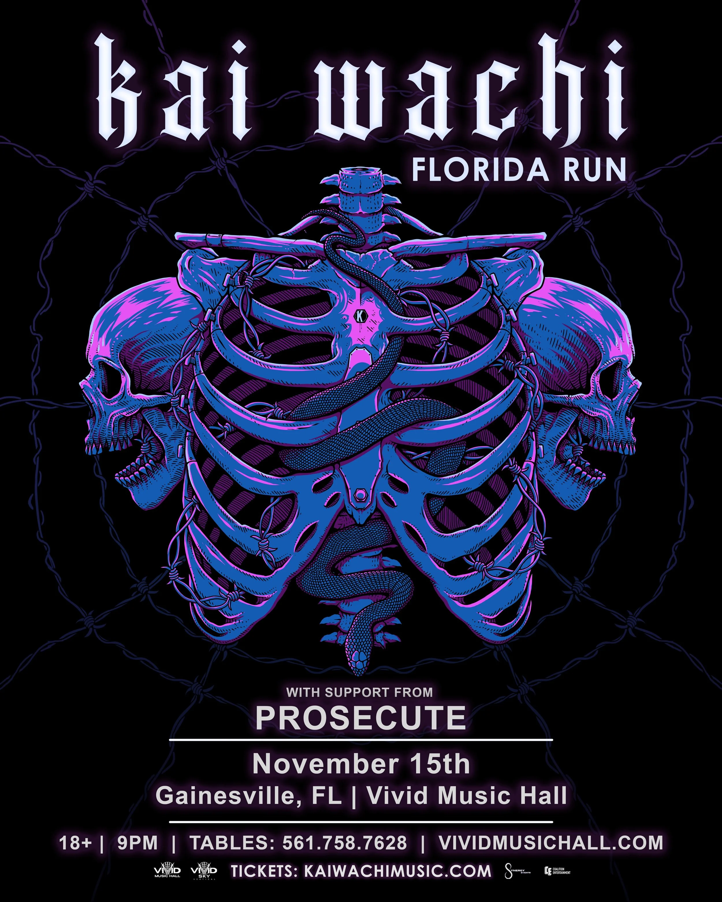 Kai Wachi - Vivid Music Hall - Gainesville, FL   