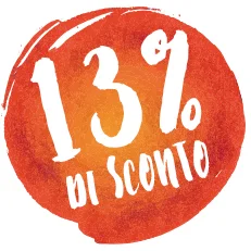 13% di sconto