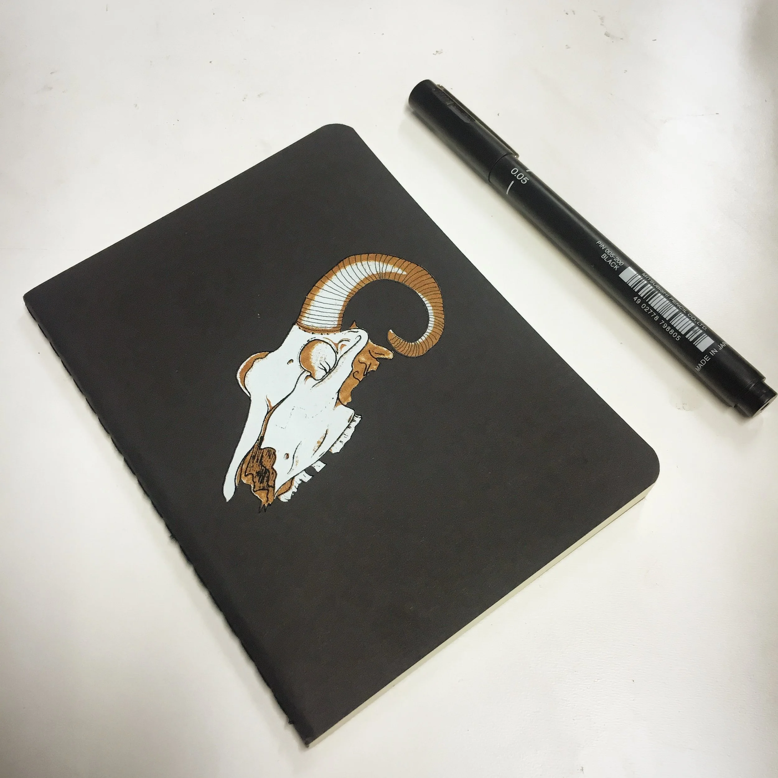 Skull Notebook #1 - Sheep