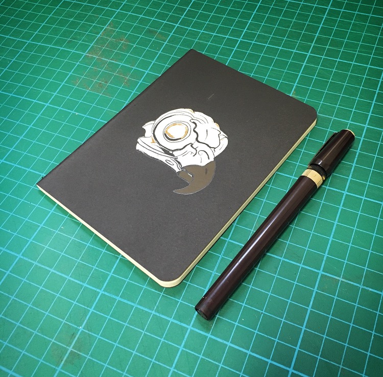 Skull Notebook #3 - Owl
