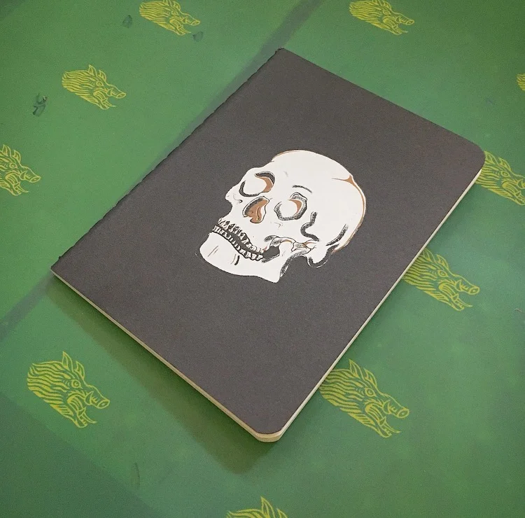 Skull Notebook - #4 Human