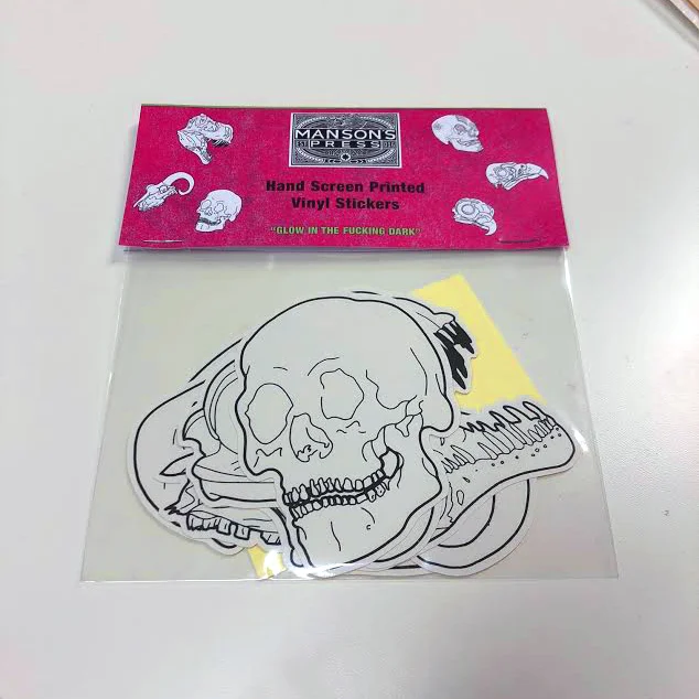 Glow in the Dark Vinyl Sticker pack