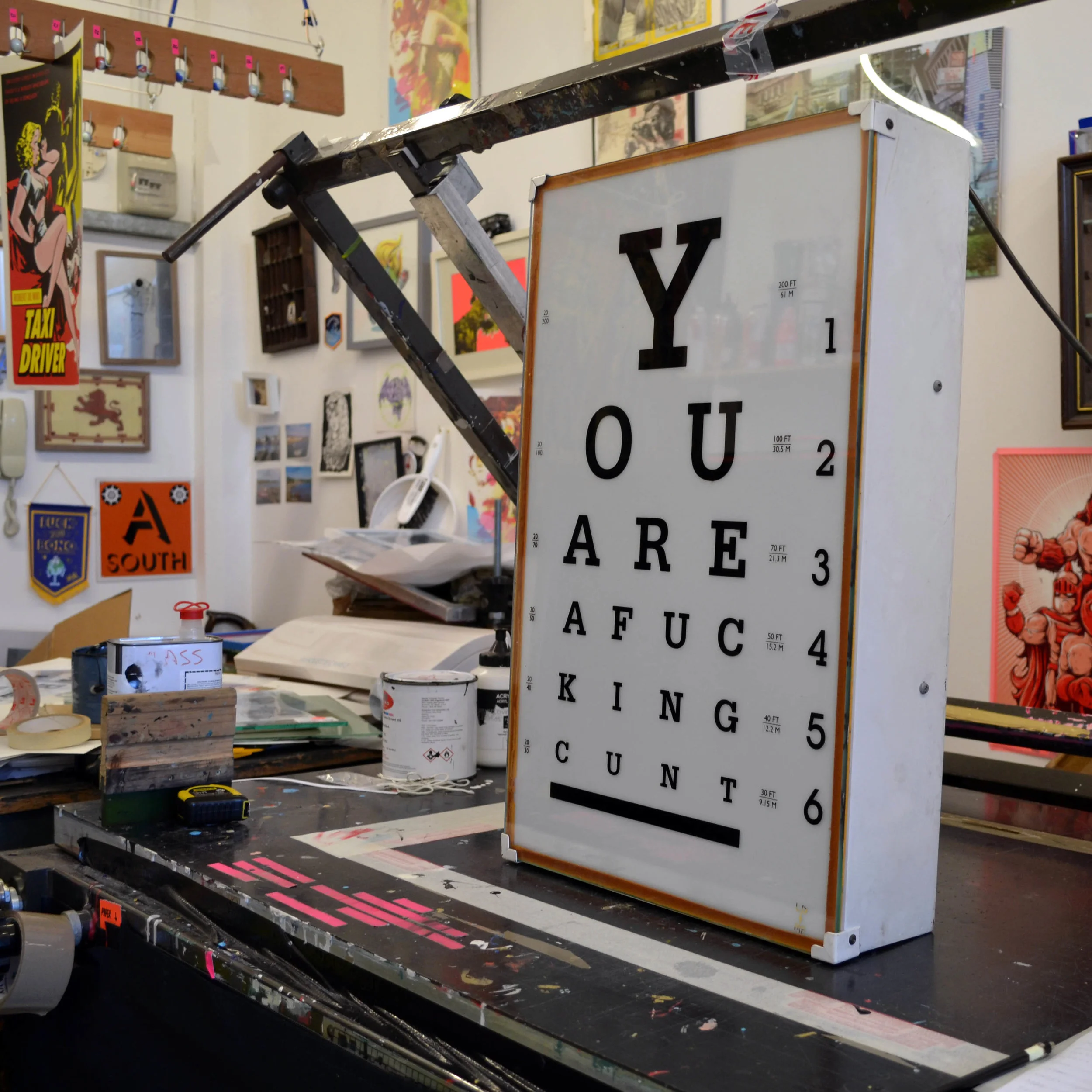 Luke Drozd with Manson's Press - Lightbox