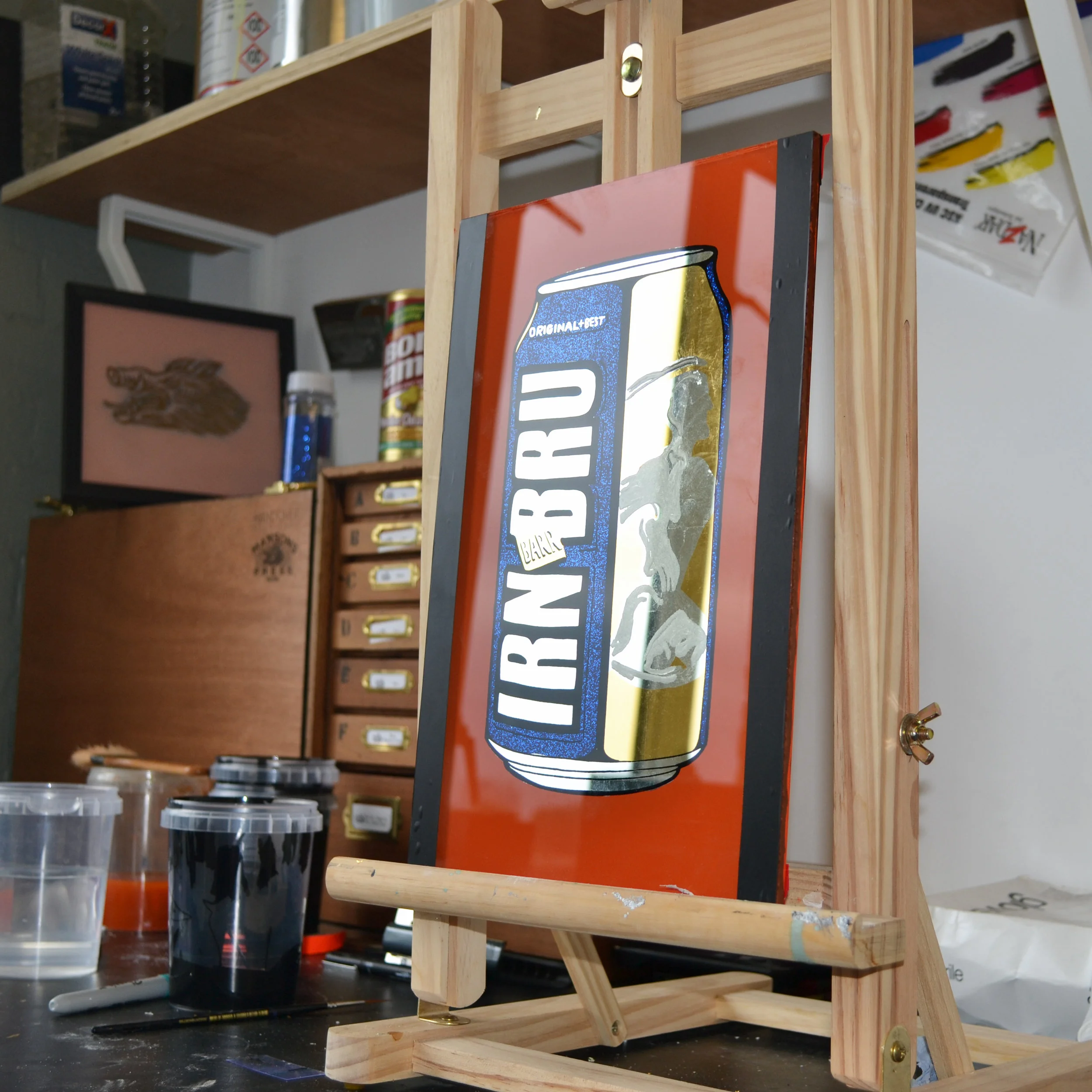 2007 - 2016 Irn Bru Can  [ Framed ] 